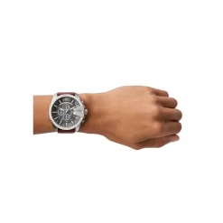 Diesel Montres Montre Cuir<Montre Diesel CHIEFS DZ4290 - Montre Sport Cuir Marron Homme