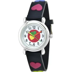 So Charm Montres Montre Garçon|Montre Fille<Montre enfant cœur noire