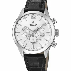 Festina Montre Cuir<Montre F20542-1 TIMELESS CHRONO