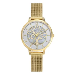 Go Mademoiselle Montre Acier<Montre femme 695491 avec bracelet en acier doré