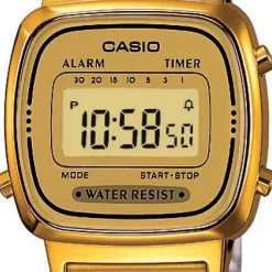 Casio Montre Acier<Montre Femme LA670WEGA-9EF - Retro Vintage Or