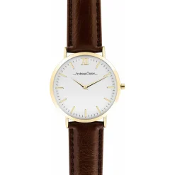Andreas Osten Montres Montre Cuir|Montre Cuir<Montre Femme Andreas Osten AO-33 - Bracelet Cuir Marron
