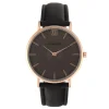 Andreas Osten Montres Montre Cuir<Montre Femme Andreas Osten AO-237 - Bracelet Cuir Noir