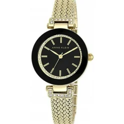 Anne Klein Montre Acier<Montre Femme AK-1906BKGB - Bracelet Acier Doré