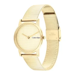 Calvin Klein Montres Montre Acier<Montre Femme Ck Feel - 25100035 Bracelet Acier doré