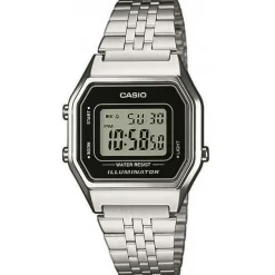 Casio Montre Acier<Montre Femme Vintage LA680WEA-1EF - Bracelet Acier Argent