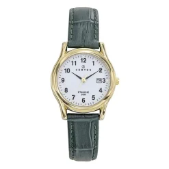 Certus Montre Cuir<Montre femme - 646607 Bracelet Cuir Vert