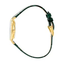 Clyda Montre Cuir<Montre Femme Justine - CLA826DWV Bracelet Cuir Vert