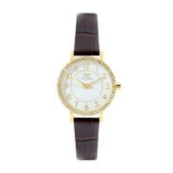 Clyda Montre Cuir<Montre Femme Justine - CLA826DWR Bracelet Cuir Marron