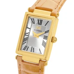 Clyda Montre Cuir<Montre Femme Laure - CLA823DAR Bracelet Cuir Marron