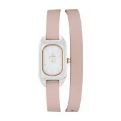 Clyda Montre Cuir<Montre Femme Venus - CLA827AWS Bracelet Cuir Rose