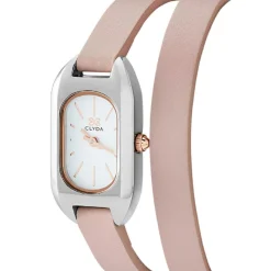 Clyda Montre Cuir<Montre Femme Venus - CLA827AWS Bracelet Cuir Rose
