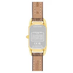 Coach Montre Cuir<Montre Femme Cadie - 14504192 Bracelet Cuir Marron