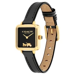 Coach Montre Cuir<Montre Femme Cass - 14504225 Bracelet Cuir Noir