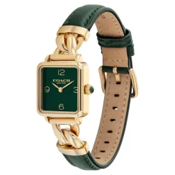 Coach Montre Cuir<Montre Femme Cass - 14504557 Bracelet Cuir Doré