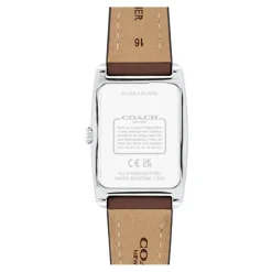 Coach Montre Cuir<Montre Femme Reese - 14504311 Bracelet Cuir Marron