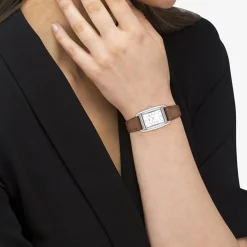 Coach Montre Cuir<Montre Femme Reese - 14504311 Bracelet Cuir Marron