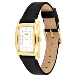 Coach Montre Cuir<Montre Femme Reese - 14504312 Bracelet Cuir Noir