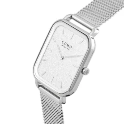 COMO MILANO Montre Acier<Montre Femme Square - CM072-104-1S-30 Bracelet Acier Argent