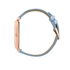 COMO MILANO Montre Cuir<Montre Femme Square - CM072-304-2PBL Bracelet Cuir Bleu