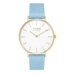 COMO MILANO Montre Cuir<Montre Femme The Trendsetters - CM013-204-2LBL Bracelet Cuir Bleu