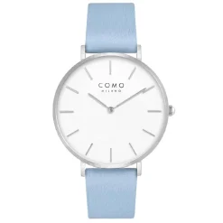 COMO MILANO Montre Cuir<Montre Femme The Trendsetters - CM012-104-2PBL Bracelet Cuir Bleu