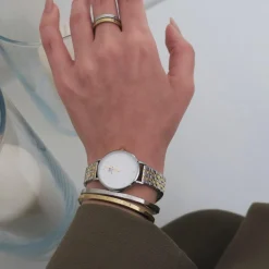 Daniel Wellington Montres Montre Acier<Montre Femme Daniel Wellington Lumine - DW00100616 Bracelet Acier Argent