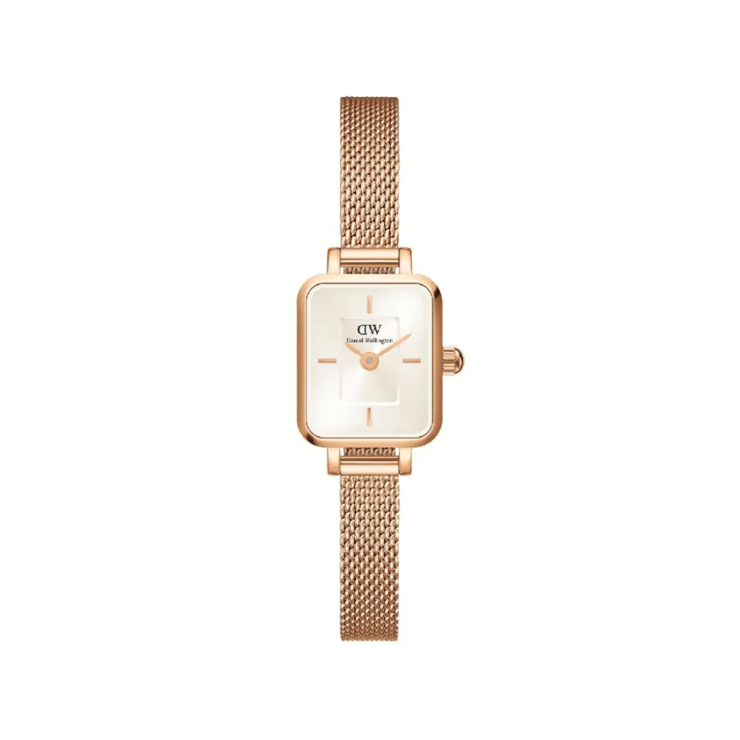 Daniel Wellington Montres Montre Acier<Montre Femme Daniel Wellington Melrose - DW00100651 Bracelet Acier Doré Rose