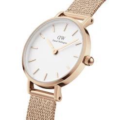 Daniel Wellington Montres Montre Acier<Montre Femme Daniel Wellington Pressed Melrose - DW00100447 Bracelet Acier Doré Rose