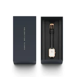 Daniel Wellington Montres Montre Cuir<Montre Femme Daniel Wellington Pressed Sheffield - DW00100434 Bracelet Cuir Noir