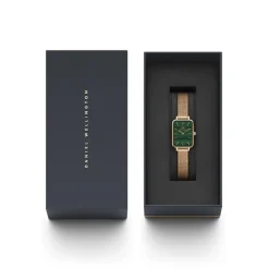 Daniel Wellington Montres Montre Acier<Montre Femme Daniel Wellington Pressed Melrose - DW00100437 Bracelet Acier Doré Rose