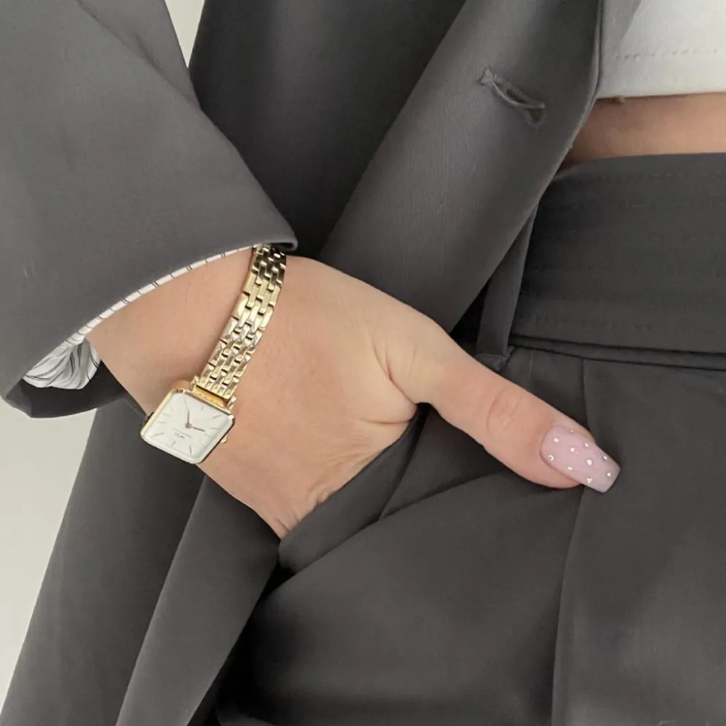 Daniel Wellington Montres Montre Acier<Montre Femme Daniel Wellington Link - DW00100622 Bracelet Acier Doré