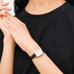 Daniel Wellington Montres Montre Cuir<Montre Femme Daniel Wellington Roman Numerals - DW00100692 Bracelet Cuir Noir