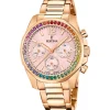 Festina Montre Acier<Montre Femme Boyfriend Collection - F20639-4 Bracelet Acier Doré Rose