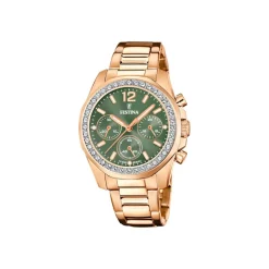Festina Montre Acier<Montre Femme Boyfriend Collection - F20639-A Bracelet Acier Doré Rose