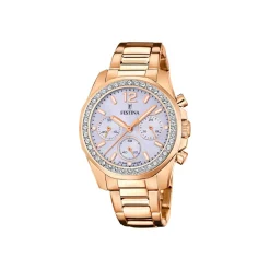 Festina Montre Acier<Montre Femme Boyfriend Collection - F20639-9 Bracelet Acier Doré Rose
