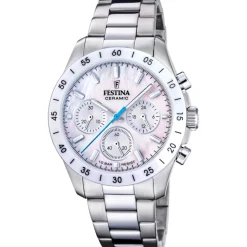 Festina Montre Acier<Montre Femme Ceramic - F20693-1 Bracelet Acier Argent