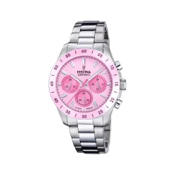 Festina Montre Acier<Montre Femme Ceramic - F20693-2 Bracelet Acier Argent