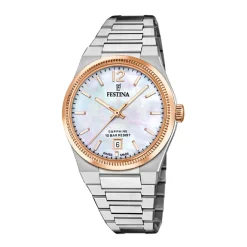 Festina Swiss Made Montre Acier<Montre femme Rive Collection - F20066-1 Bracelet Acier Argent