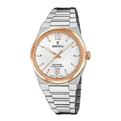 Festina Swiss Made Montre Acier<Montre femme Rive Collection - F20066-2 Bracelet Acier Argent