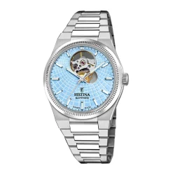 Festina Swiss Made Montre Automatique<Montre femme Automatic - F20054-4 Bracelet Acier Argent