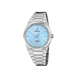 Festina Swiss Made Montre Acier<Montre femme Rive Collection - F20052-5 Bracelet Acier Argent