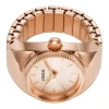 Fossil Montres Montre Acier<Montre femme Fossil ES5247 - Bracelet Acier Doré rose