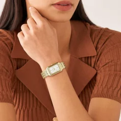 Fossil Montres Montre Acier<Montre femme Fossil ES5220 - Bracelet Acier Doré