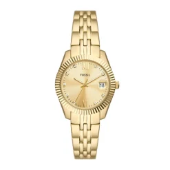Fossil Montres Montre Acier<Montre femme Fossil Scarlette - ES5338 Bracelet Acier Doré