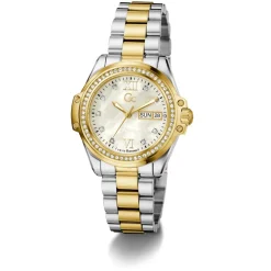 GC Montre Acier<Montre Femme Bolt Lady - Z53002L6 Bracelet Acier Bicolore