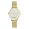 Go Mademoiselle Montre Acier<Montre Femme Fleurs Et Papillions - 695594 Bracelet Doré