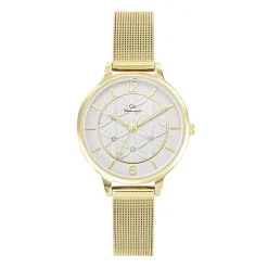 Go Mademoiselle Montre Acier<Montre Femme Fleurs Et Papillions - 695594 Bracelet Doré