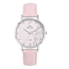 Go Mademoiselle Montre Cuir<Montre Femme Fleurs - 699452 Bracelet Rose