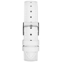 Guess Montre Cuir<Montre Femme Glitz Plaque - GW0745L3 Bracelet Acier Blanc